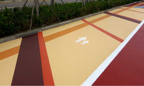彩色瀝青路面