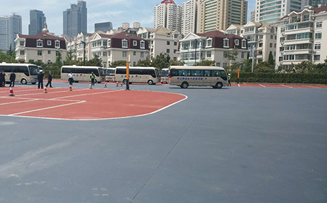美邦瀝路力彩色防滑路面，進駐亞洲最好奧運場館-青島奧帆中心