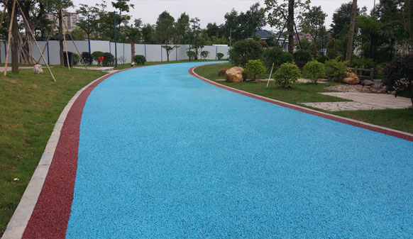 美邦透水路面，帶您飽覽通州綠道兩岸美景